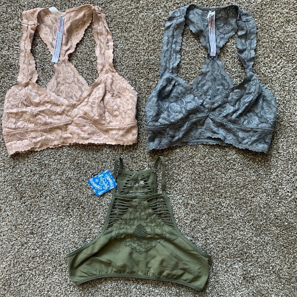 Free people bralette bundle